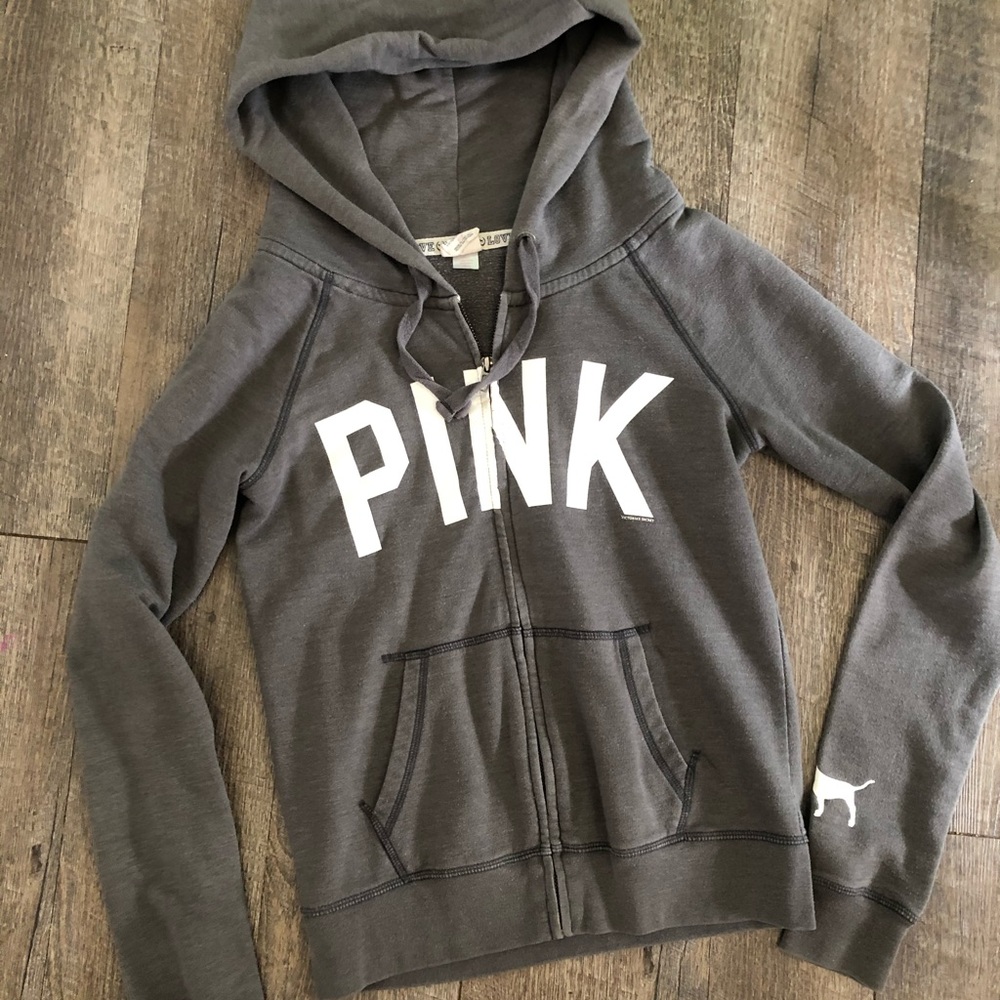 VS PINK zip up hoodie